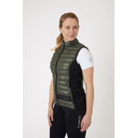 Ultra-lichte mouwloze paardrijbodywarmer B Vertigo Sia dames Lievergroen Ultra-lichte mouwloze paardrijbodywarmer B Vertigo Sia dames Lievergroen