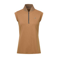 Top Euro-Star Ramona mouwloos Sepia Bruin Top Euro-Star Ramona mouwloos Sepia Bruin