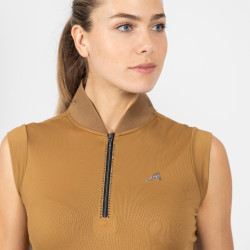 Top Euro-Star Ramona mouwloos Sepia Bruin