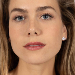 Oorbellen logo HV Polo Lotta Zilver