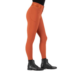 Euro-Star Athletic Luxe FullGrip rijbroek Donker cinnaber Oranje Euro-Star Athletic Luxe FullGrip rijbroek Donker cinnaber Oranje