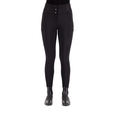 Euro-Star Athletic Luxe FullGrip rijbroek Zwart Euro-Star Athletic Luxe FullGrip rijbroek Zwart