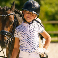 T-shirt tech Imperial Riding Roxy Kinderen Wit