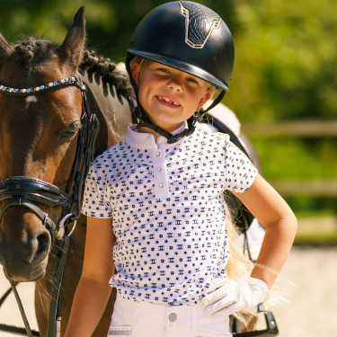 T-shirt tech Imperial Riding Roxy Kinderen Wit