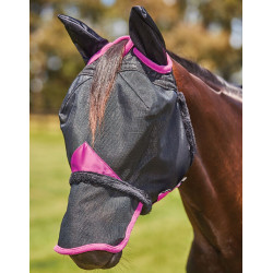 Weatherbeeta ComFiTec Deluxe Durable Mesh vliegenmasker met oren en neus Weatherbeeta ComFiTec Deluxe Durable Mesh vliegenmasker met oren en neus