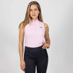 Polo in tech HV Polo Maxime zonder mouwen Roze