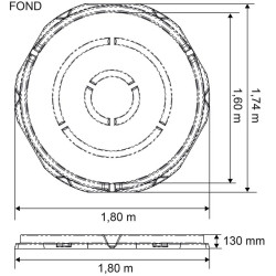 Râtelier hexagonal RPE moyen modèle La Gée Râtelier hexagonal RPE moyen modèle La Gée