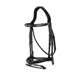 Bridon Sperriem Combinée Dy'on New English Collection Zwart Bridon Sperriem Combinée Dy'on New English Collection Zwart