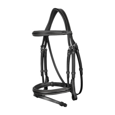 Bridon Neusriem Combiné Working By Dy'on Zwart