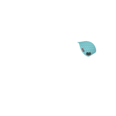 Zadeldek voor speelgoed Mini Pony LeMieux Azur Blauw Zadeldek voor speelgoed Mini Pony LeMieux Azur Blauw