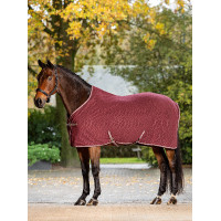 Couverture Polaire Monogramme Arika LeMieux Bordeaux