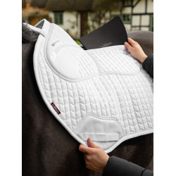 LeMieux Close Contact ProSorb 2-Pocket schokabsorberend zadeldek Wit