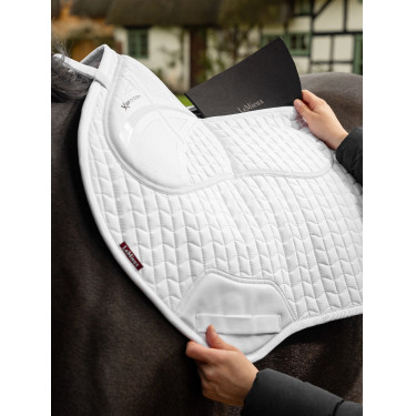 LeMieux Close Contact ProSorb 2-Pocket schokabsorberend zadeldek Wit