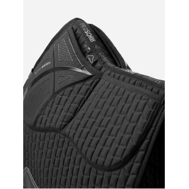 LeMieux schokdempend zadeldek mixte square ProSorb 2 Vakken Zwart