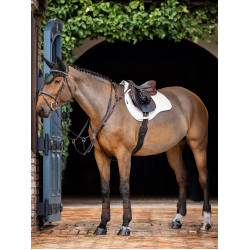 LeMieux schokdempend zadeldek mixte square ProSorb 2 Vakken Wit