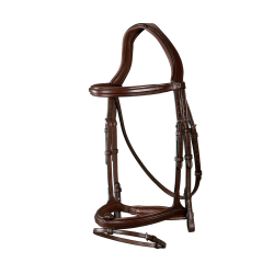 Bridon Sperriem Combinée Dy'on New English Collection Bruin Bridon Sperriem Combinée Dy'on New English Collection Bruin