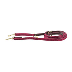 Laisse pour chien Plaited Nylon 200 cm Kentucky Bordeaux
