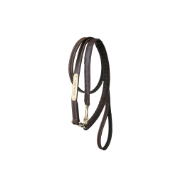 Lijn en presentatieketting van leer Kentucky Bruin Lijn en presentatieketting van leer Kentucky Bruin