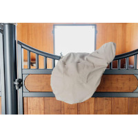 Housse de Selle avec plaque en or Kentucky Beige