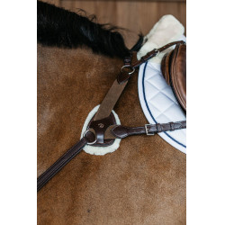 Borsttuig met 5 punten met elastieken New English Collection Dy'on Bruin