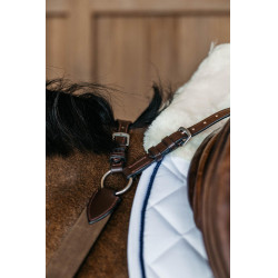 Borsttuig met 5 punten met elastieken New English Collection Dy'on Bruin