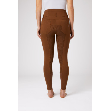 Paardrijbroek met hoge taille Tara siliconen full grip dames Horze Paardrijbroek met hoge taille Tara siliconen full grip dames Horze