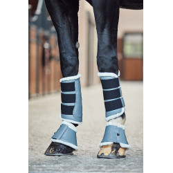 Bellschoenen met imitatiebont Horze Ghent Arctisch blauw Bellschoenen met imitatiebont Horze Ghent Arctisch blauw