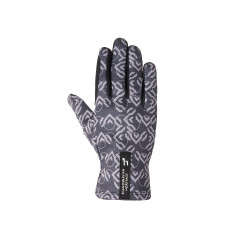 Rijhandschoenen Horze Jorja Zwart kaviaar