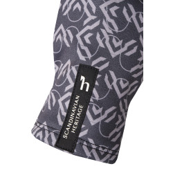 Rijhandschoenen Horze Jorja Zwart kaviaar