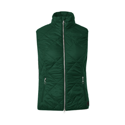Gilet matelassé léger Horze Martina femme Vert forêt