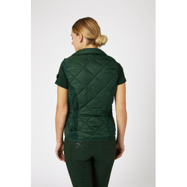 Mouwloze lichte bodywarmer Horze Martina dames Bosgroen Mouwloze lichte bodywarmer Horze Martina dames Bosgroen