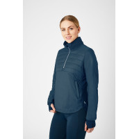 Hybride anorak Horze Annika, dames Vijverblauw Hybride anorak Horze Annika, dames Vijverblauw
