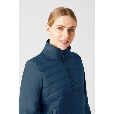 Hybride anorak Horze Annika, dames Vijverblauw