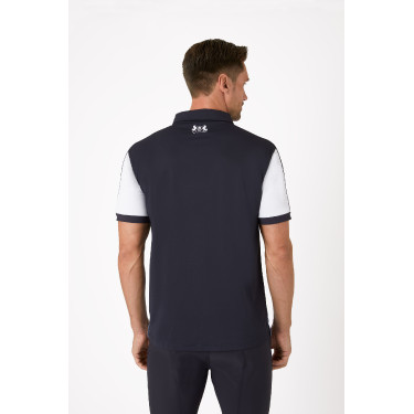 Functioneel poloshirt B Vertigo Alec voor heren Oneindig blauw / wit Functioneel poloshirt B Vertigo Alec voor heren Oneindig blauw / wit