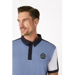 Functioneel poloshirt B Vertigo Alec voor heren Oneindig blauw / wit