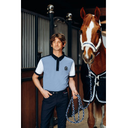 Functioneel poloshirt B Vertigo Alec voor heren Oneindig blauw / wit