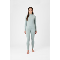 Horze Gabriela trainingsshirt voor dames met UV-bescherming Aquagrijs Blauw