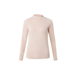 Horze Gabriela trainingsshirt voor dames met UV-bescherming Perzikroze Beige