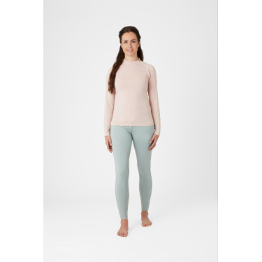 Horze Gabriela trainingsshirt voor dames met UV-bescherming Perzikroze Beige