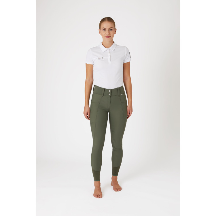 Rijbroek Horze Indira met hoge taille en volledige grip dames Rijbroek Horze Indira met hoge taille en volledige grip dames