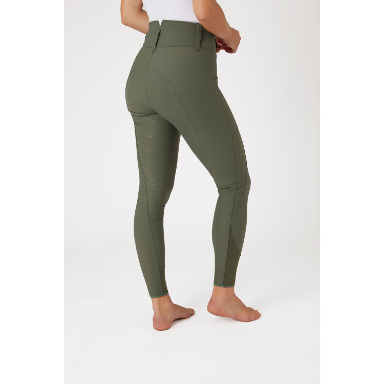 Rijbroek Horze Indira met hoge taille en volledige grip dames Rijbroek Horze Indira met hoge taille en volledige grip dames