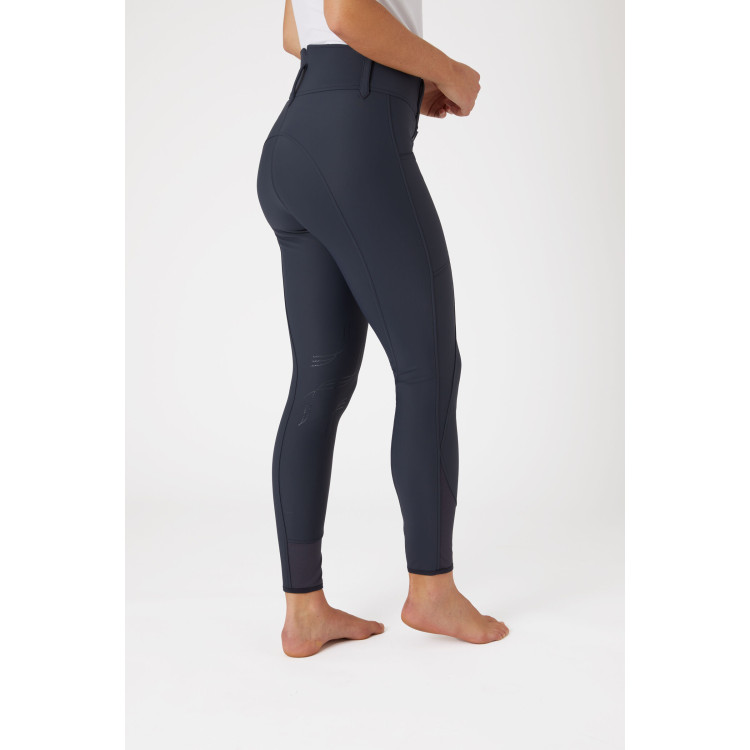 Rijbroek met grip kniestukken en hoge taille Horze Indira dames Rijbroek met grip kniestukken en hoge taille Horze Indira dames