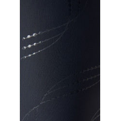 Rijbroek met grip kniestukken en hoge taille Horze Indira dames Inktblauw