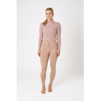 Rijbroek met volledig grip zitvlak Horze Noelle dames Perzik Rijbroek met volledig grip zitvlak Horze Noelle dames Perzik