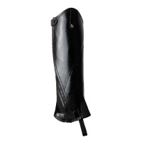 Mini-chaps Horze Wicklow met bloemenperforaties Zwart