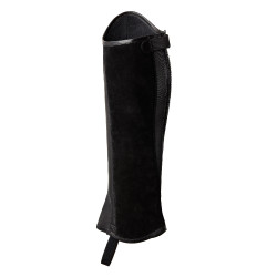 Mini-chaps Horze Wicklow met bloemenperforaties Zwart