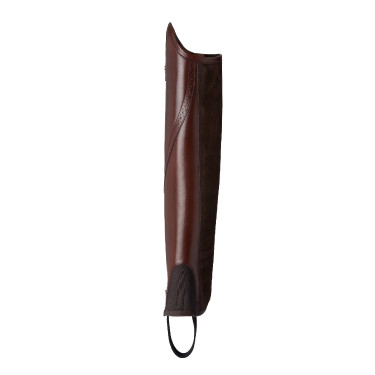 Mini-chaps Horze Wicklow met bloemenperforaties Bruin Mini-chaps Horze Wicklow met bloemenperforaties Bruin
