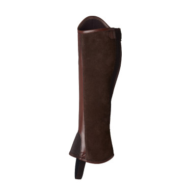 Mini-chaps Horze Wicklow met bloemenperforaties Bruin Mini-chaps Horze Wicklow met bloemenperforaties Bruin