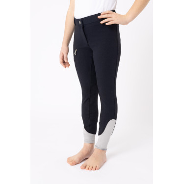 Kinderbroek Horze Felicia Donker marineblauw
