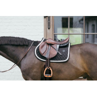 Zadeldoek Plaited Cord Jumping Kentucky Zwart Zadeldoek Plaited Cord Jumping Kentucky Zwart